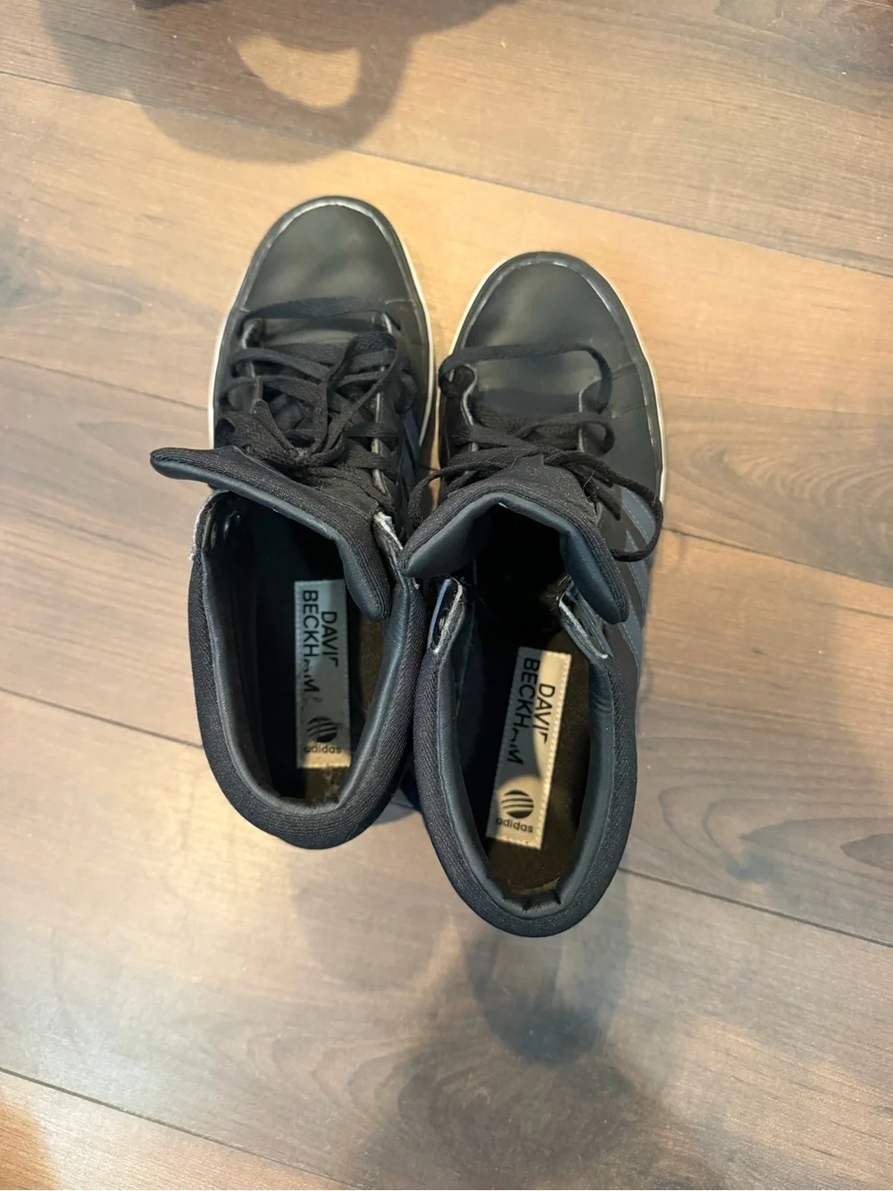 Adidas All Black David Beckham Hightop Men's 11 Shoe